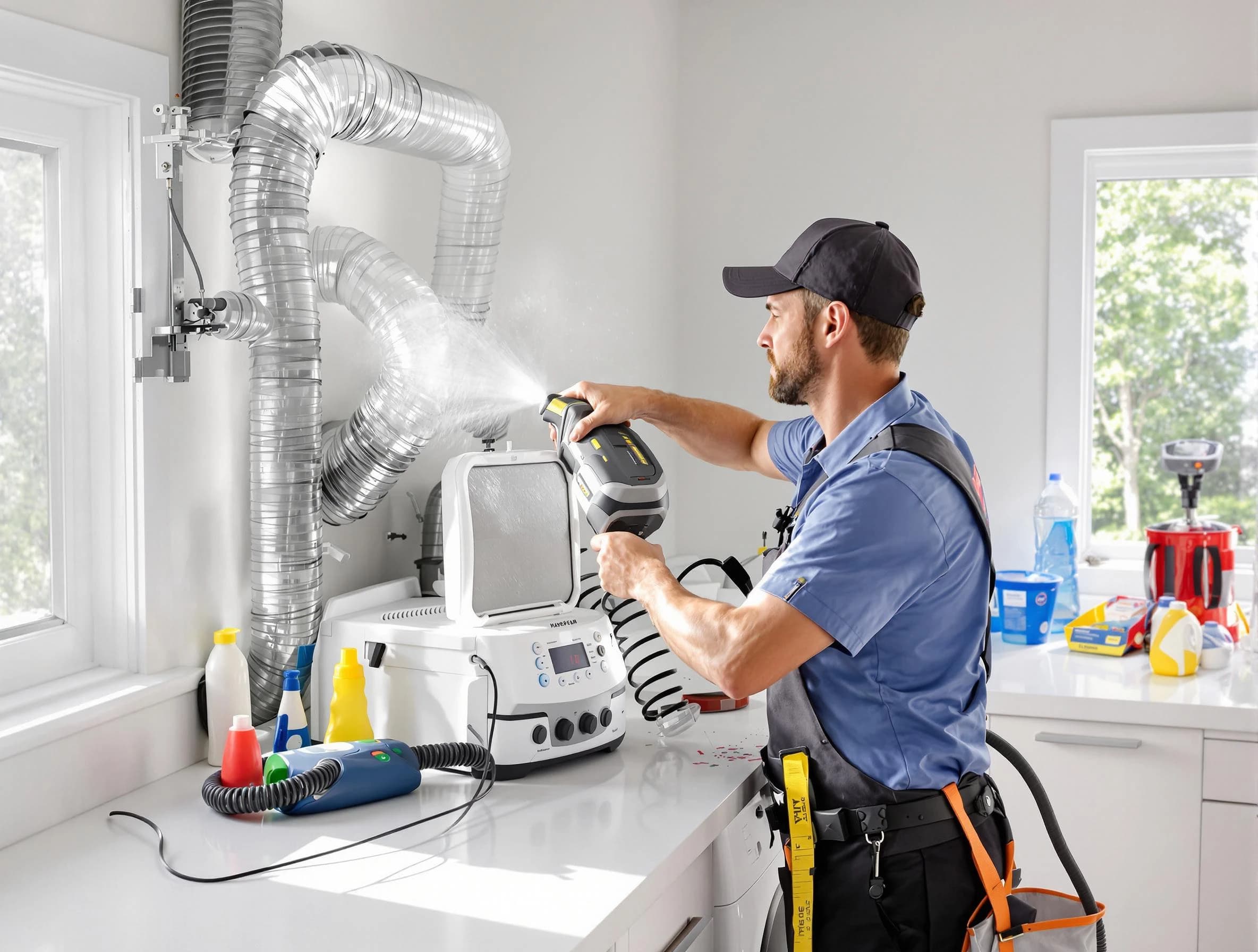 Residential Dryer Vent Cleaning in Chino